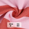 韩系多巴胺肌理感圆领短袖棉T恤女2024春夏新款条纹撞色小众上衣 商品缩略图3