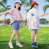女童夏装新款2024新款洋气t恤中大童短裤夏款中大童时髦套装T 商品缩略图3