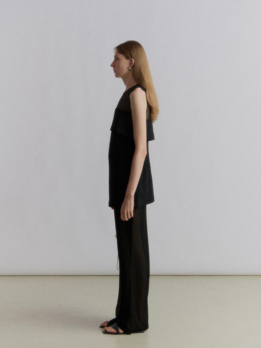 VC｜SS24139 Amada long tank [ 无袖背心  黑 ] 商品图5