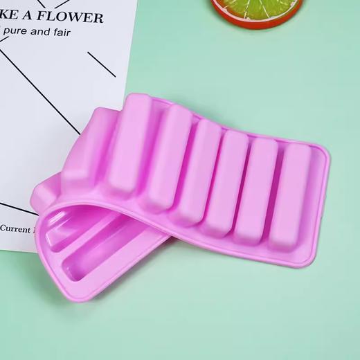10连硅胶长条模 长条巧克力手指模型方条糖果布丁烘焙DIY模具 商品图1