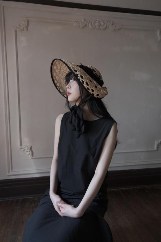 Kreuzzz 原色Margaret J.镂空复古草帽 商品图2