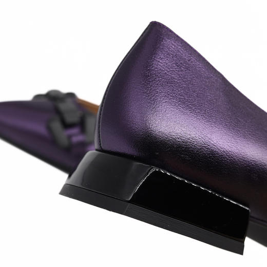 #限时特价#西班牙原产优雅舒适女款船鞋5703珠光紫 商品图8