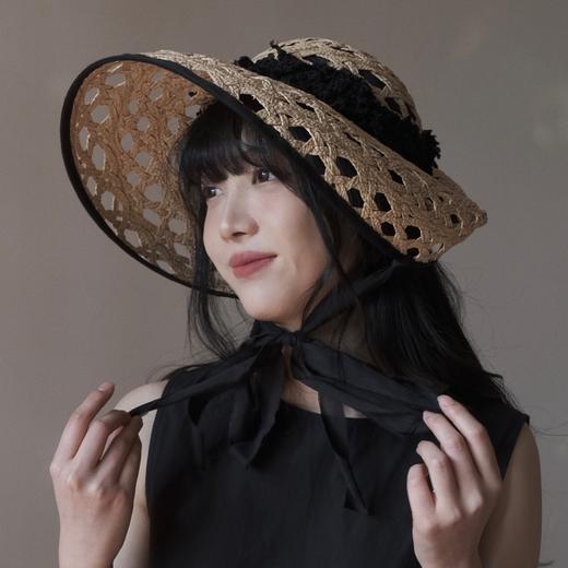 Kreuzzz 原色Margaret J.镂空复古草帽 商品图0