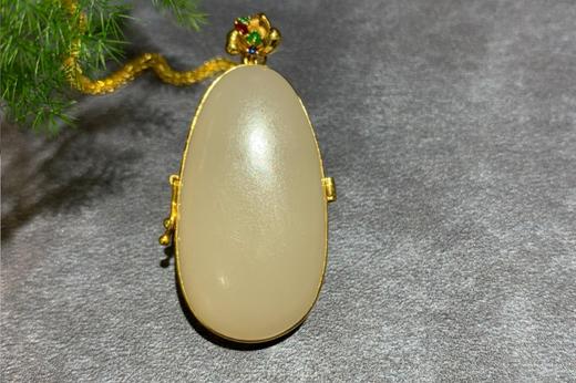 【御珠宫坊】金镶藕粉吊坠 商品图3