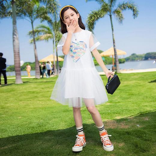 童装女童连衣裙夏装2024新款中大童儿童裙子夏季洋气小女孩公主裙 商品图2