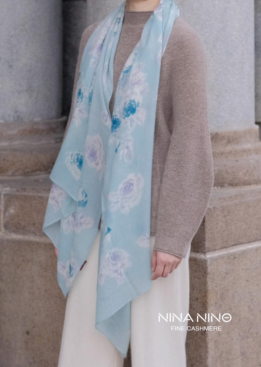 春暖花开印花披肩 商品图2