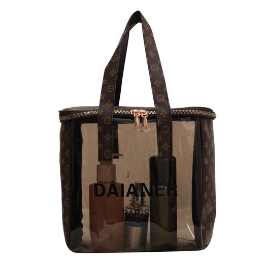 【“包”容万物，无所畏惧】半透明手包旅行，化妆包大容量；防水收纳，高颜值洗漱包，优雅又大方的高颜值化妆包，伴你旅行，便捷收纳，不错过时尚气息！ 商品图6