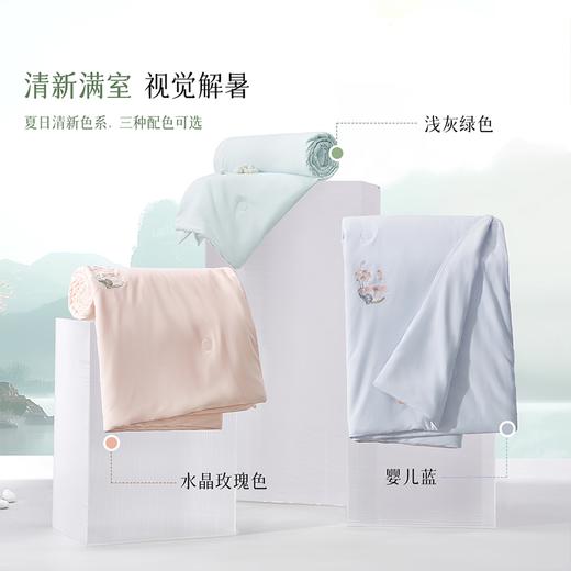 水星集团 百丽丝家纺苏州博物馆联名款古韵清荷抗菌蚕丝夏被 礼盒装 商品图3
