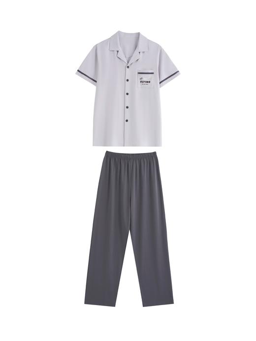 【79元限时秒杀】【秀黛】男翻领针织短袖套装男士夏季睡衣家居服L2550013T【门店同款】【如遇缺货自动退款，介意勿拍】 商品图6