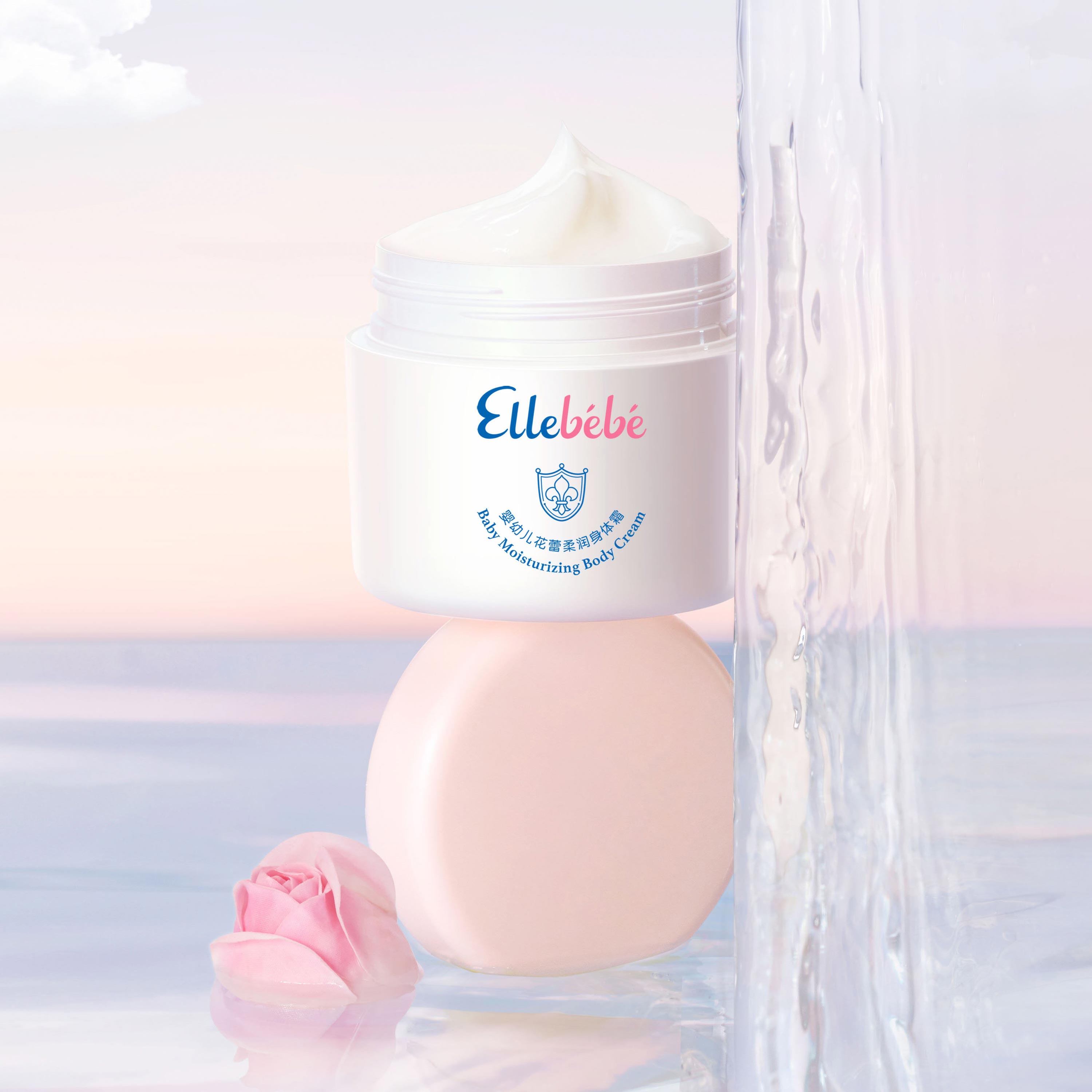 嗳乐蓓贝婴幼儿花蕾柔润身体霜 200g