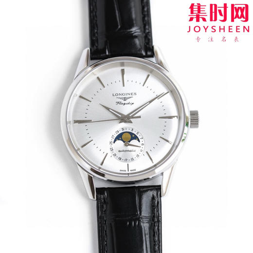 浪琴 LONGINES 军旗月相系列 经典日月星辰男士腕表，新款上市！ 商品图2