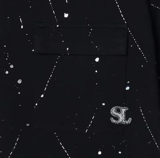 2426961新款印花满天星空短袖文艺男女情侣上衣时尚百搭潮流T恤 商品图2