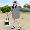 童装女童夏装连衣裙2024新款中大童洋气韩版网红夏款短袖卫衣裙子 商品缩略图3