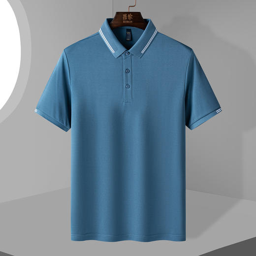 【福利款】罗蒙男士提孔双面领polo衫男短袖男夏季薄款速干t恤男短袖 商品图4
