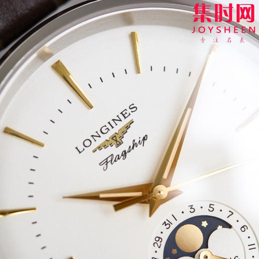 浪琴 LONGINES 军旗月相系列 经典日月星辰男士腕表，新款上市！ 商品图4