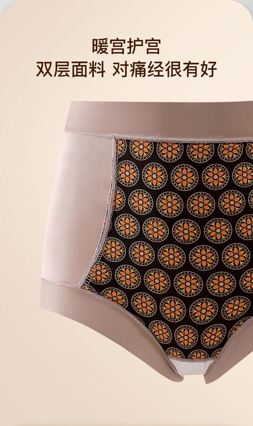 【3条装】【特价】【秀黛】女士高腰舒适内裤H5335306T【线上专供款】【内裤非质量问题不退换】 商品图4