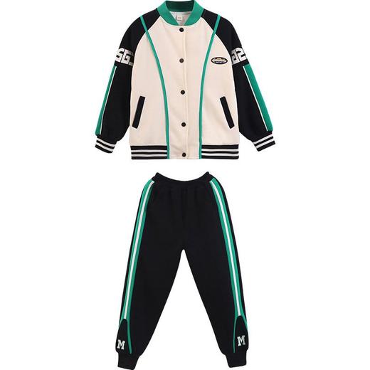 女童卫衣套装春秋2024新款中大童洋气休闲卫衣两件套女孩运动装潮 商品图4