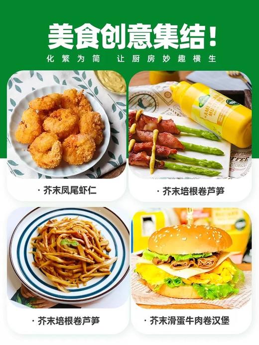 【中欧班列精选】德国冠芥末酱 原装进口利挤压式美式炸鸡汉堡三明治热狗涂抹蘸酱 255g /瓶 商品图9