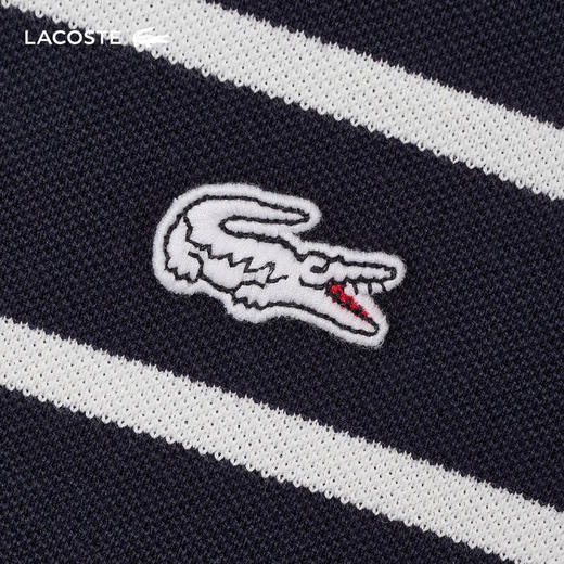 【海南专供价】Lacoste法国鳄鱼男装新款经典拼色短袖Polo衫PH8135-10 商品图4