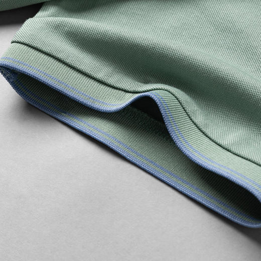 【含桑蚕丝】罗蒙夏季商务男士polo衫百搭休闲男t恤短袖polo衫 商品图11