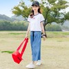 女童夏装套装2024新款韩版儿童装洋气中大童短袖牛仔阔腿裤两件套 商品缩略图2