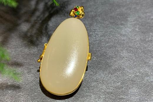 【御珠宫坊】金镶藕粉吊坠 商品图9