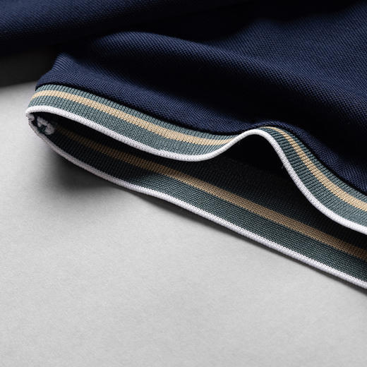 【含桑蚕丝】罗蒙夏季男士polo衫商务休闲百搭男士t恤短袖polo衫 商品图6