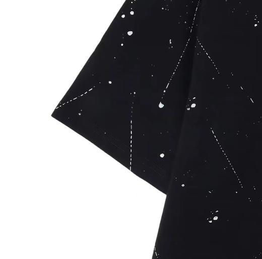 2426961新款印花满天星空短袖文艺男女情侣上衣时尚百搭潮流T恤 商品图3