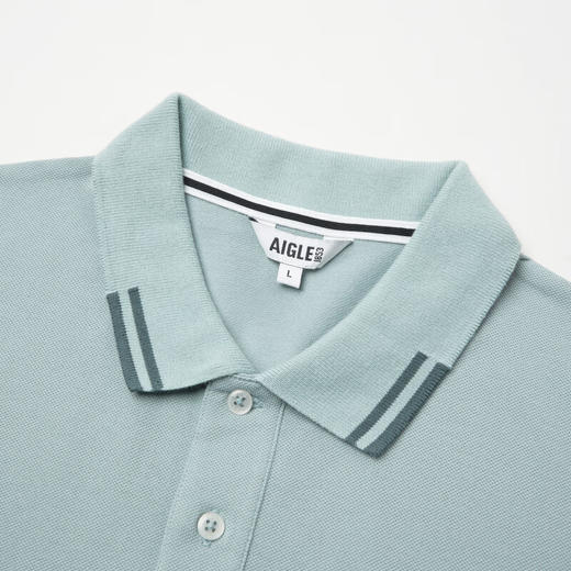 AIGLE艾高短袖POLOT恤新款户外休闲运动时尚男士上衣AV33 商品图1