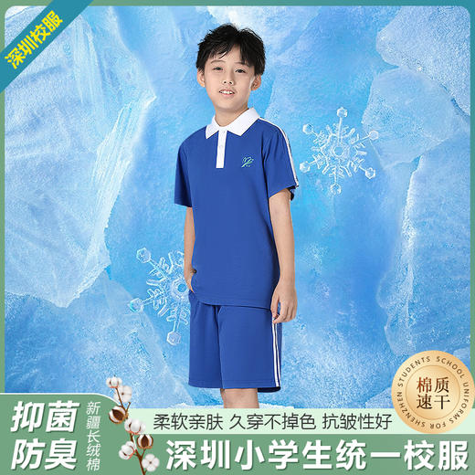 夏季小学生运动校服套装高级版-跨乐校服 商品图3