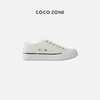 刘一一&COCO ZONE秋冬季保暖透气灰白色系带休闲帆布鞋 23C30747 商品缩略图0