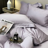 自然醒60支贡缎长绒棉简约纯色四件套轻奢级数码印花拼角四件套高品质礼单双人床上用品三件套KY 商品缩略图7