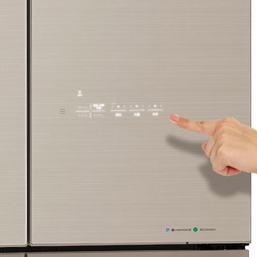 松下（panasonic）日本原装进口冰箱NR-F507HX-W5/NR-F607HX-W5 496升多门智能电冰箱风冷无霜自动制冰 NR-F507HX-N5 （496L） 商品图5