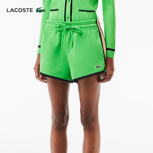 Lacoste法国鳄鱼女装新款潮流松紧腰运动休闲宽松短裤GF1608-10 商品图0