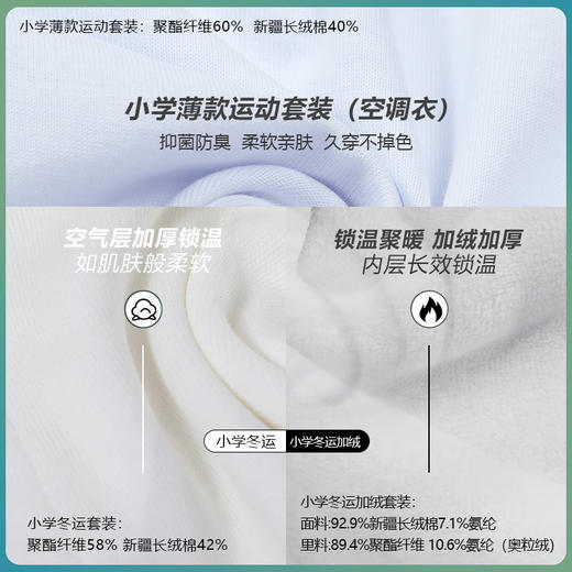 秋季小学生薄款运动校服套装（高级版）-跨乐校服 商品图3