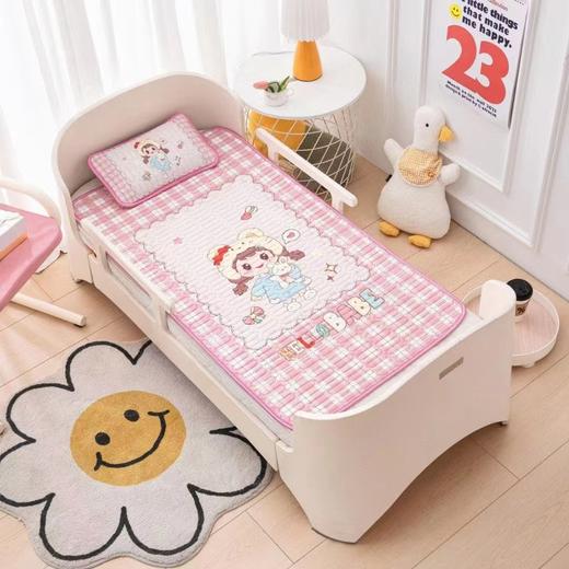 【凉席选的好，宝宝睡的更香！】卡通凉感冰丝乳胶凉席夏凉被，幼儿园午睡可折叠可机洗儿童空调软席，既是床单也是凉席-lm！ 商品图11