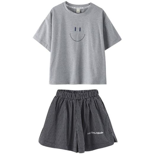 女童套装夏装2024新款儿童网红洋气夏季中大童韩版时尚短袖两件套 商品图4