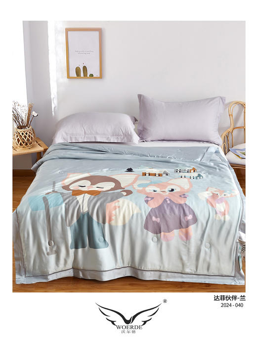 儿童夏凉被 蚕丝被 夏被 卡通被子被芯 商品图8