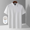 【含桑蚕丝】罗蒙夏季休闲男士t恤短袖polo衫商务polo衫男短袖 商品缩略图1