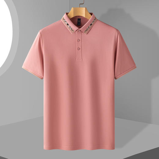 【撞色领】罗蒙男士提孔双面领polo衫男短袖男夏季薄款速干t恤男短袖 商品图2