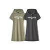 森马连衣裙女字母撞色运动风夏季新款修身连帽中长裙美式复古 商品缩略图4