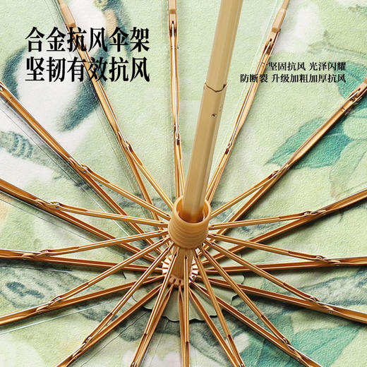 ZY国风16骨雨伞抗风女晴雨两用结实太阳伞防晒紫外线遮阳伞高颜值 商品图6