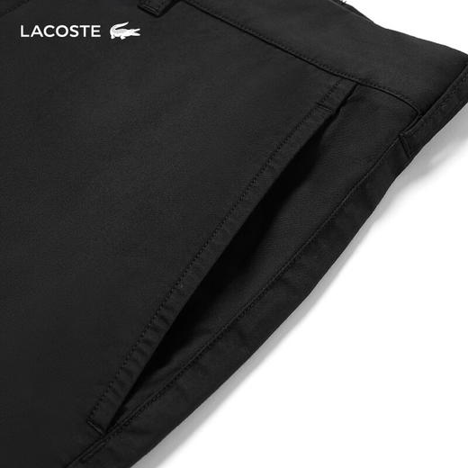 【海南专供价】Lacoste法国鳄鱼男装新款锥形裤时尚纯色休闲裤长裤HH1563-98 商品图3