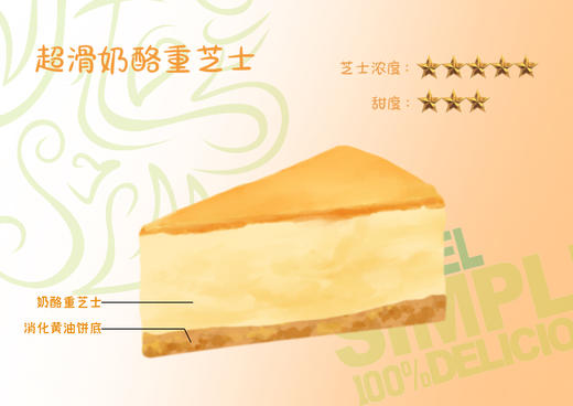 超滑奶酪重芝士切件 商品图0