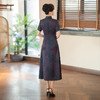 SYG-789女春秋款复古旗袍三分袖旗袍2024年新款旗袍修身礼服新中式 商品缩略图2