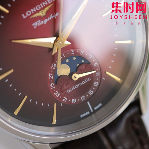 浪琴 LONGINES 军旗月相系列 经典日月星辰男士腕表，新款上市！ 商品图5