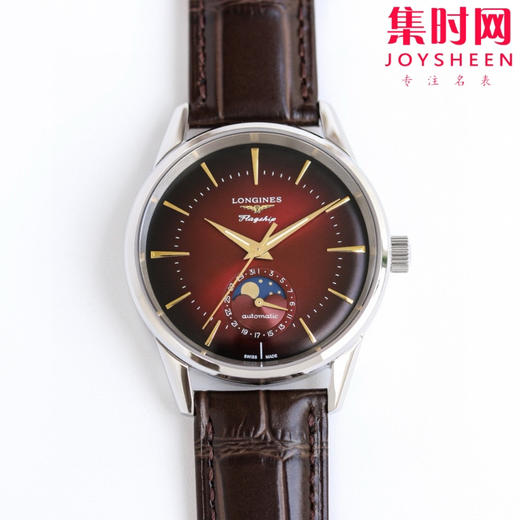 浪琴 LONGINES 军旗月相系列 经典日月星辰男士腕表，新款上市！ 商品图2