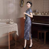 中长款气质修身，复古改良旗袍XL-24152 商品缩略图4