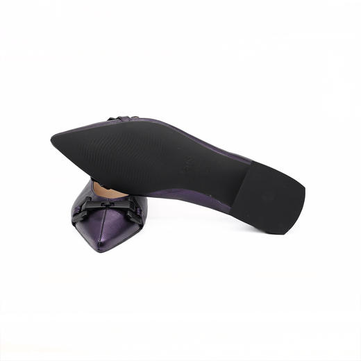 #限时特价#西班牙原产优雅舒适女款船鞋5703珠光紫 商品图6