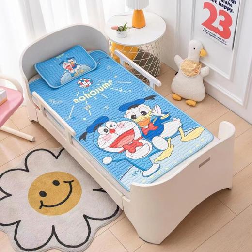 【凉席选的好，宝宝睡的更香！】卡通凉感冰丝乳胶凉席夏凉被，幼儿园午睡可折叠可机洗儿童空调软席，既是床单也是凉席-lm！ 商品图9